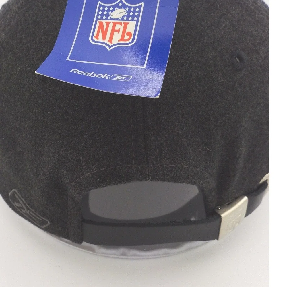 Reebok Denver Broncos NFL Cap Mens Charcoal Gray Wool Adjustable Strapback Hat